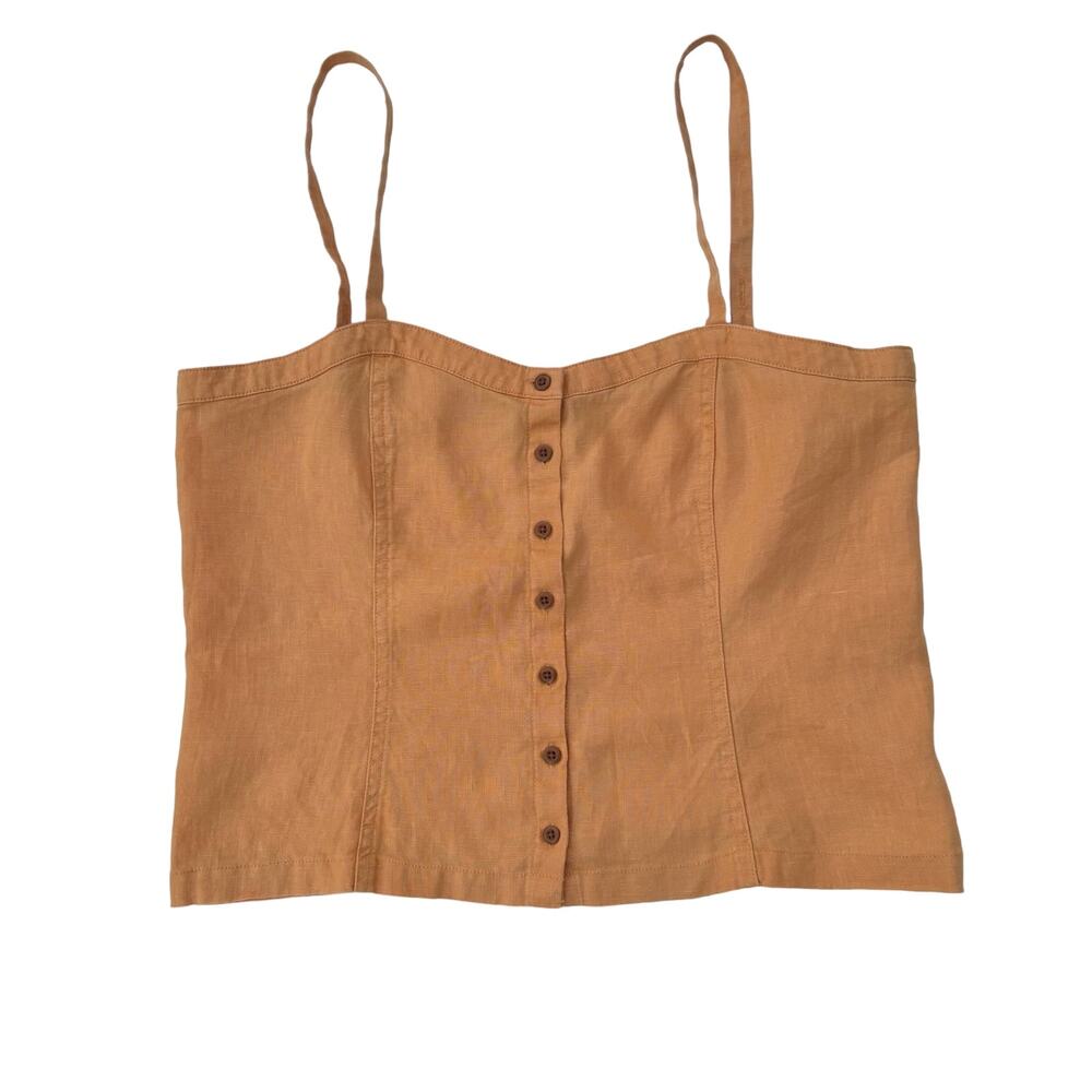 Everlane Linen Picnic Top Color: Sunrise Size 6